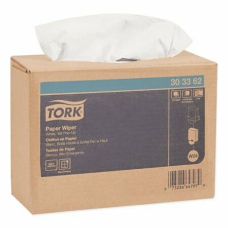 ESSITY PROFESSIONAL HYGIENE N.A. Tork, MULTIPURPOSE PAPER WIPER, 9.75 X 16.75, WHITE, 8PK 303362